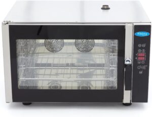 Maxima Forno a Vapore Combinato, display digitale, 4 teglie GN 1/1, cucina professionale, cottura a vapore