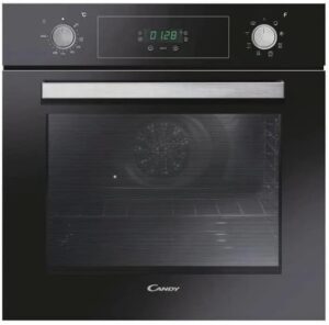 Forno elettrico ventilato Candy FCT625NXL/E con capacità di 70 litri, classe energetica A+ e design elegante nero