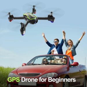 Drone GPS Loolinn con Telecamera HD 1080p per Principianti  