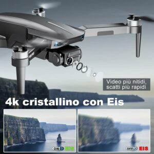 Drone HHD con fotocamera 4K, design pieghevole e codici sconto