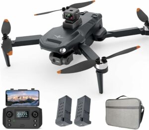 Teeggi KF106 MAX Drone con Telecamera 4K HD, Evitamento Ostacoli a 360° e Giunto Cardanico a 3 Assi