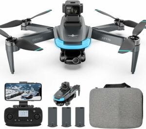 X-Verse KF110MAX Drone con telecamera 4K EIS, motore brushless e laser a 360° per evitare ostacoli, ideale per riprese professionali.