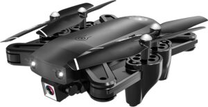 Drone con fotocamera HD 1080P in volo, visualizzazione di video live tramite tecnologia 5G FPV