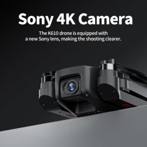 K610 GPS Drone con Telecamera 4K Sony IMX, ideale per riprese stabili anche in condizioni di vento forte