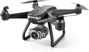 GPS Drone 4K Videocamera, ideale per riprese aeree professionali con motore brushless e 1200m di distanza di volo.