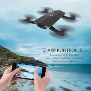 Holy Stone HS160 FPV Mini Drone pieghevole con fotocamera HD e trasmissione live