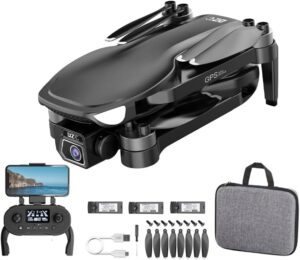 LUXWALLET LIBRA Eagle Drone 4K WiFi GPS con stabilizzazione EIS e 1200 metri di portata