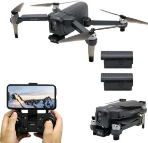 Drone pieghevole con fotocamera 4K HD, GPS, e sistema di evitamento degli ostacoli