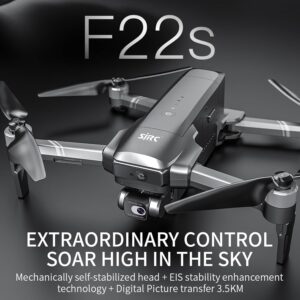 SJRC F22S 4K Pro GPS Drone in volo, con un design moderno e funzionalità avanzate, perfetto per adulti e bambini