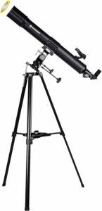 Telescopio rifrattore Bresser Taurus 90/900 NG con adattatore per smartphone per osservazioni dettagliate  