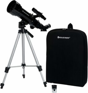 Celestron Travelscope 70 puntato verso il cielo stellato