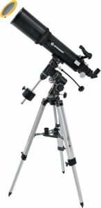 Bresser Telescopio rifrattore AR-102/600 EQ-3 AT-3 puntato verso il cielo stellato