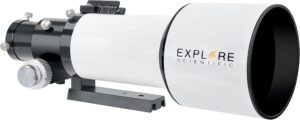 Telescopio Explore Scientific AP 80/480 ED su sfondo stellato