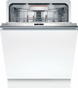 Bosch SMV8YCX02E Serie 8, lavastoviglie da incasso con PerfectDry e Home Connect per una pulizia impeccabile e risparmio energetico.