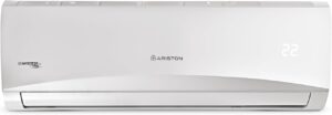 Climatizzatore Ariston 3381519 Prios R32 18000 Btu Monosplit Wi-Fi Ready, Bianco, con Wi-Fi integrato e design compatto.