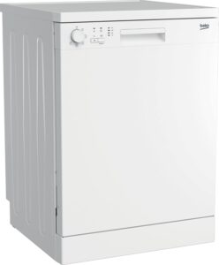 Lavastoviglie Beko DFN05321W, modello con 5 programmi, 1/2CARG, classe energetica A++, perfetta per famiglie.