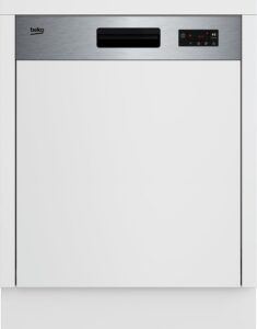 Lavastoviglie da incasso Beko BDSN15430X b300 con apertura automatica e capacità di 14 coperti  