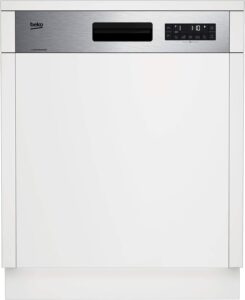 Lavastoviglie Beko DSN26420X in acciaio inox, capacità 14 coperti, classe energetica E  