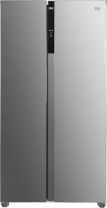 Frigorifero BEKO GNO5323XPN Side by Side Total No Frost inox con 532 litri di capacità e classe energetica D