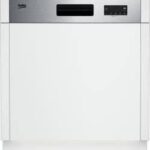 Lavastoviglie BEKO BDSN153E3X da incasso con 5 programmi, design elegante e alta efficienza energetica