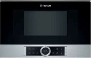 Bosch BFL634GS1 Serie 8 - Microonde da incasso con display touch TFT e AutoPilot 7, 38 x 60 cm, classe energetica A++ 