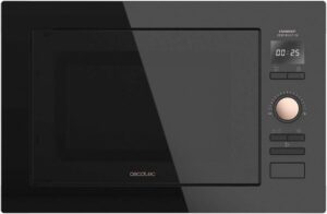 Microonde Cecotec GrandHeat 2590 incorporato BlackRose, 900W, 25 litri, con funzioni preimpostate e avvio rapido