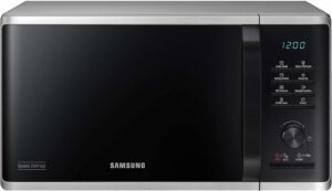 Microonde Samsung MS2AK3515AS/EG con interno in ceramica antigraffio, 800 W e funzione QuickDefrost  