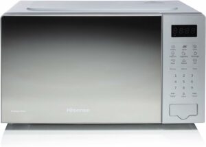 Forno microonde Hisense H20MOMS4 con display LED e finitura specchio, perfetto per la cucina moderna