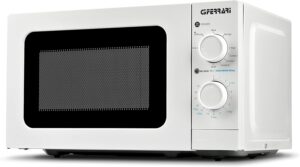 G3 Ferrari G10174, Forno a Microonde Combinato, con modalità Grill e accessori inclusi, colore bianco.