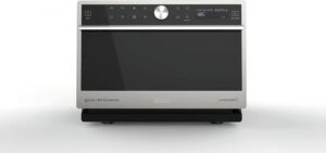 Whirlpool MWSC9133 SX, forno microonde combinato nero, potenza 1000 watt, design elegante, capacità 30 litri