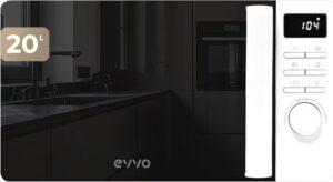 Microonde EVVO M20 White, design moderno e funzionalità avanzate per la tua cucina  