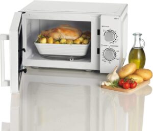 Ariete 952 Forno a Microonde Combinato con Grill - 5 Livelli di Potenza, 3 Funzioni Combinate, 1000 Watt, 20 Litri - Bianco