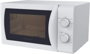 Forno a microonde Candy Idea 20 Litri, 700W, con programma defrost e timer, ideale per ogni cucina.