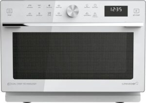 Whirlpool MWSC933 SW - Forno microonde combinato, bianco, con 33 litri di capacità e 900 Watt di potenza, ideale per cucinare, grigliare e riscaldare.