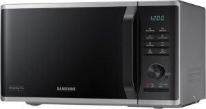 Microonde Samsung MG23K3515AS/ET con Grill, 23 l, 800 W, Argento (Ricondizionato) - Ideale per riscaldare e cucinare con efficienza