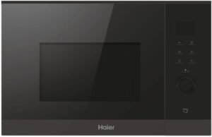 Haier Serie 4 HWO38MG6HXB - Microonde da incasso nero con grill e 8 livelli di potenza