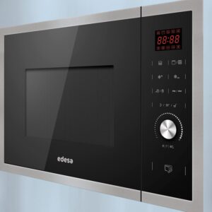 Edesa EMW-2530-IG XBK Incasso Microonde con Grill 25L 900W Nero, design elegante, funzionalità avanzata