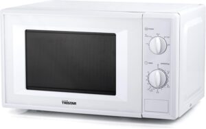 Tristar MW-2706 Forno a Microonde, 20L e 5 Programmi, Bianco, ideale per la cucina quotidiana