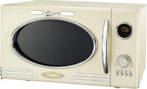 Forno a microonde MELISSA 16330128 con design retro, griglia e potenza di 1000 Watt  