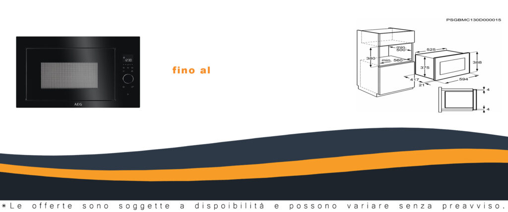 AEG MBE2657SEB Microonde Integrabile con Display LCD e Funzioni Avanzate