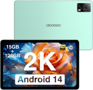 DOOGEE T20S Tablet Android 14, Octa Core, 10.4" 2K, Verde  