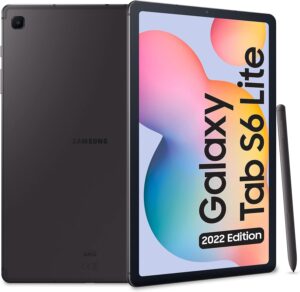 Samsung Galaxy Tab S6 Lite (2022) in colore Oxford Gray con S Pen inclusa e batteria di lunga durata  