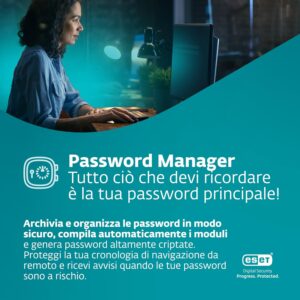 ESET Home Security Premium 2024 - Protezione avanzata antivirus, Password Manager e Sicurezza del Browser per Windows, Mac, Android e iOS