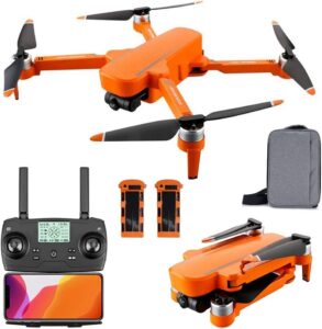 Drone GPS 6K con videocamera HD in volo, catturato in alta definizione  