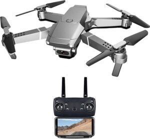 Drone con fotocamera 4K UHD per principianti e avanzati, con borsa da trasporto e funzioni innovative come selfie gestuali e video FPV.  