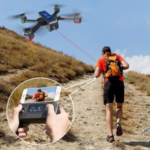 Mini drone 4W con videocamera WiFi HD per adulti e bambini, adatto ai principianti.