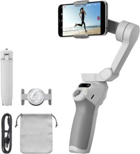 Stabilizzatore OSMO Mobile SE pieghevole con manico telescopico per riprese fluide 