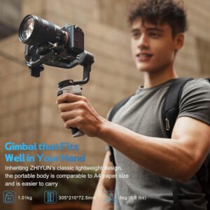 ZHIYUN CINEPEER WEEBILL 3E, stabilizzatore gimbal leggero a 3 assi per mirrorless 