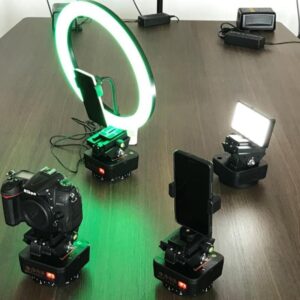 Gimbal ZIFON YT-1000 con telecomando, rotazione a 360° e funzione girevole/inclinazione per riprese professionali