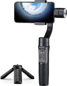 Stabilizzatore per Smartphone hohem iSteady Mobile Plus, gimbal a 3 assi per riprese fluide e stabili su YouTube e TikTok  